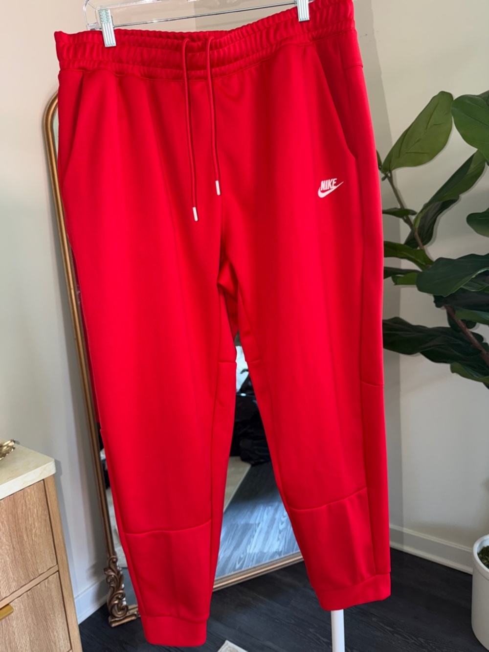 Nike Red Athletic Joggers